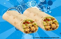 juicy chicken burrito